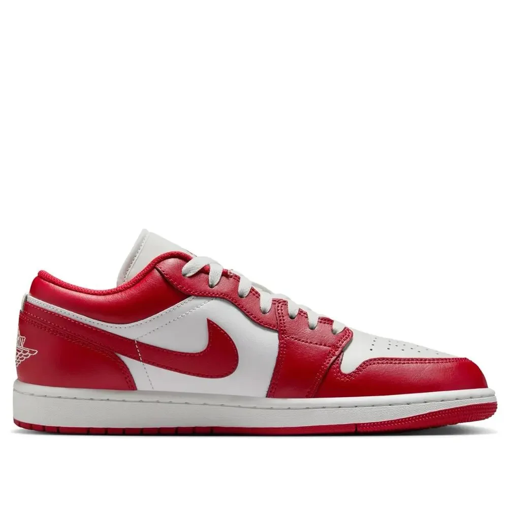 NEW Nike Air Jordan 1 Low Varsity Red White 553558-166 Men's Size Multi